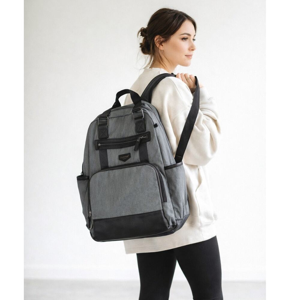 Daypack Diaper Bag Insulated Cushioned Straps Multi Pocket Travel Ready